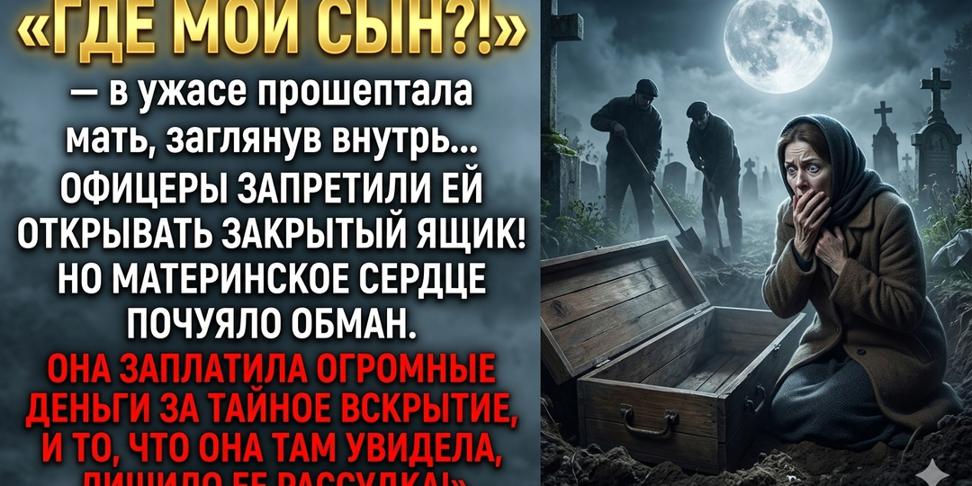 «Где мой сын?» — не унималась она Офицеры не позволили открыть запертый ящик Но материнское сердце подсказало ей, что что-то не так