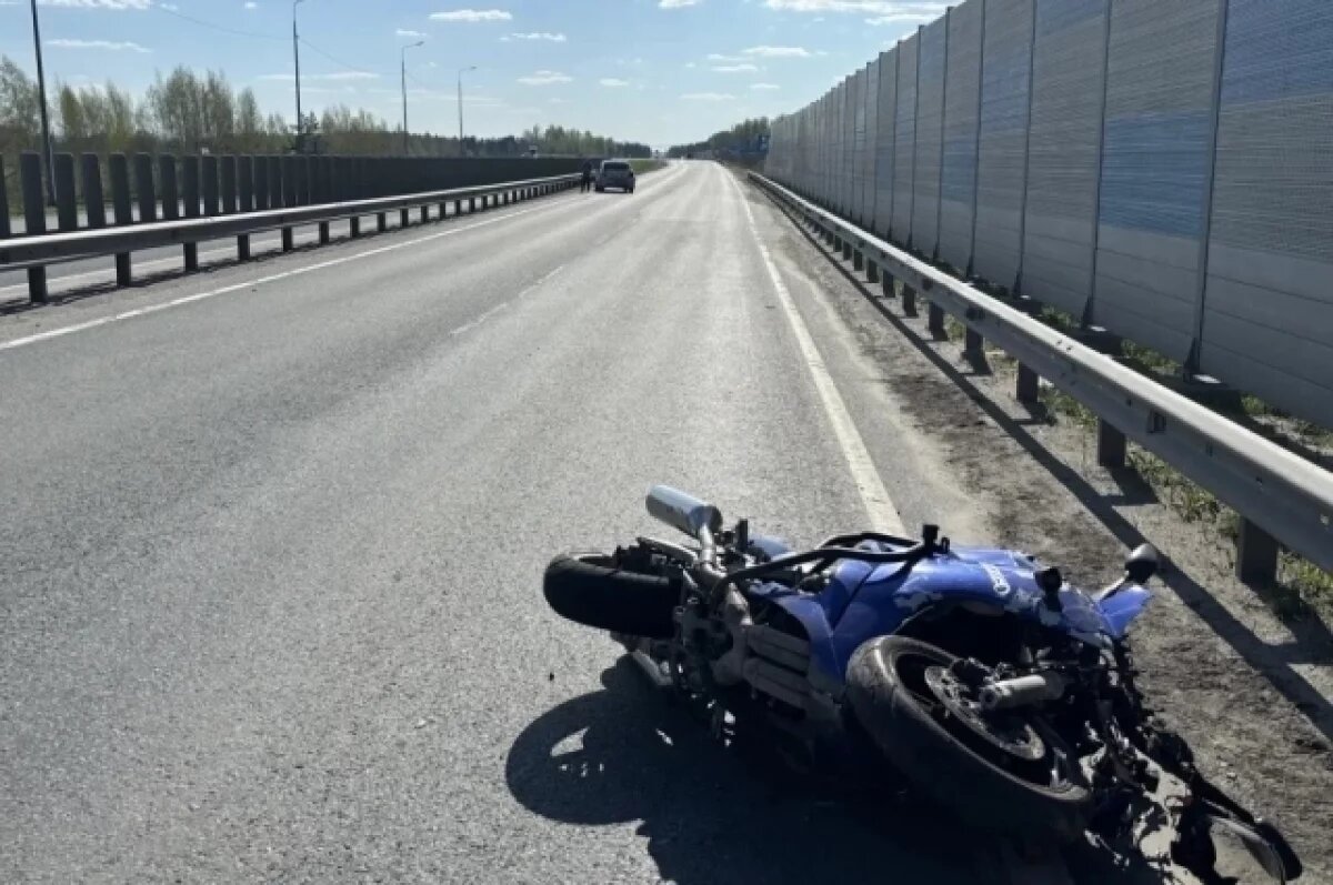    В Кургане мотоциклист попал в больницу после жесткого ДТП с иномаркой