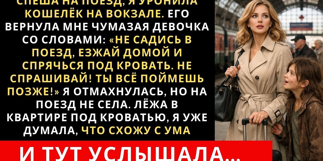 Муж думал, что я уехала. Но чумазая девочка с вокзала заставила меня спрятаться под кроватью в собственной спальне