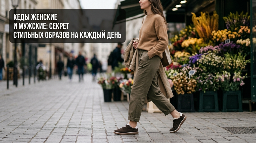    Создайте стильный образ на каждый день с подходящими кедами. Носим Сутками