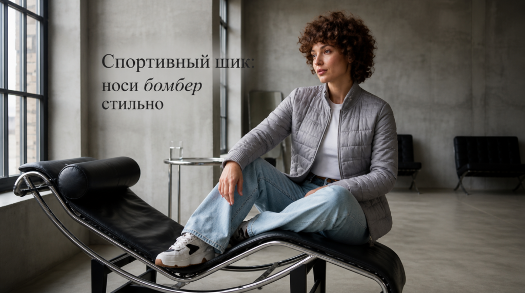    Стильный лук с бомбером и трикотажной юбкой в спортивном стиле команда Miletti