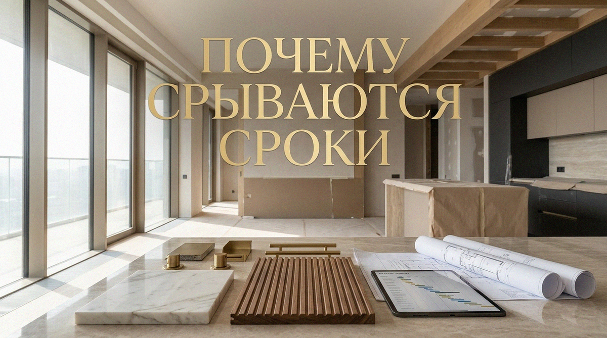 Материалы для интерьера, логистика поставок и контроль комплектации объекта.