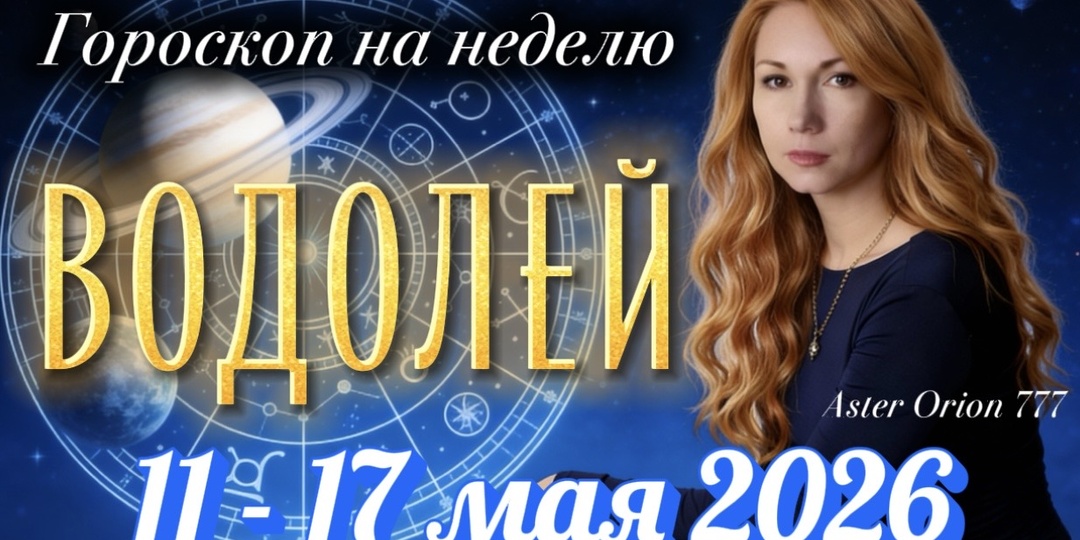 ♒️ ВОДОЛЕЙ / Неделя 11 - 17 Мая 2026