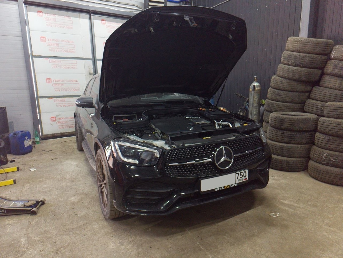 Mercedes GLC 220D 2019 194hp — "Течь мочевины" или Отключение системы AdBlue (SCR) + Stage1