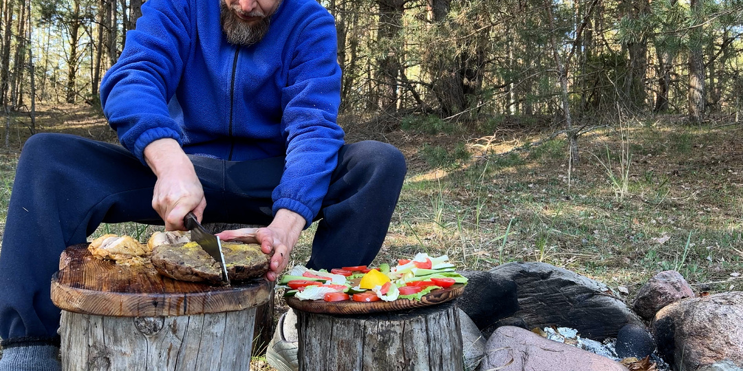 Вкуснее сочнейшей КУРИЦЫ и румяного ХЛЕБА на костре НЕ ЕЛ! А секрет ПРОСТ!