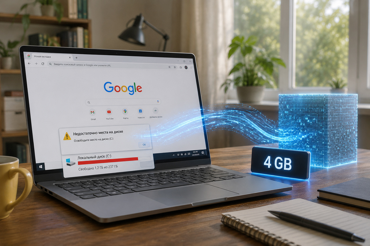 Chrome тайно загружает ИИ-модель на компьютер. Как отключить