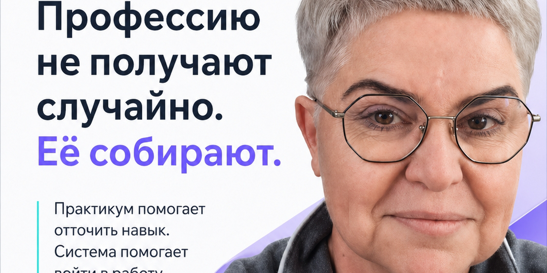 Профессию не получают случайно. Её создают