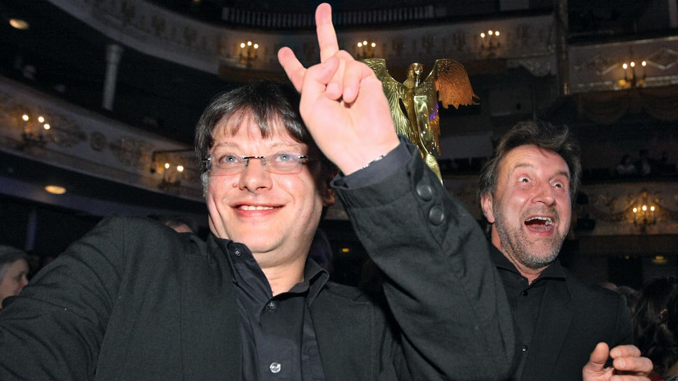 С актером, продюсером Леонидом Ярмольником на вручении премии «НИКА», 2009 год.📷Фото: Василий Шапошников / Коммерсантъ