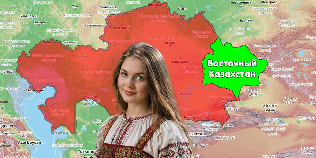 Сколько русских живет в Восточном Казахстане – считаю по двум областям