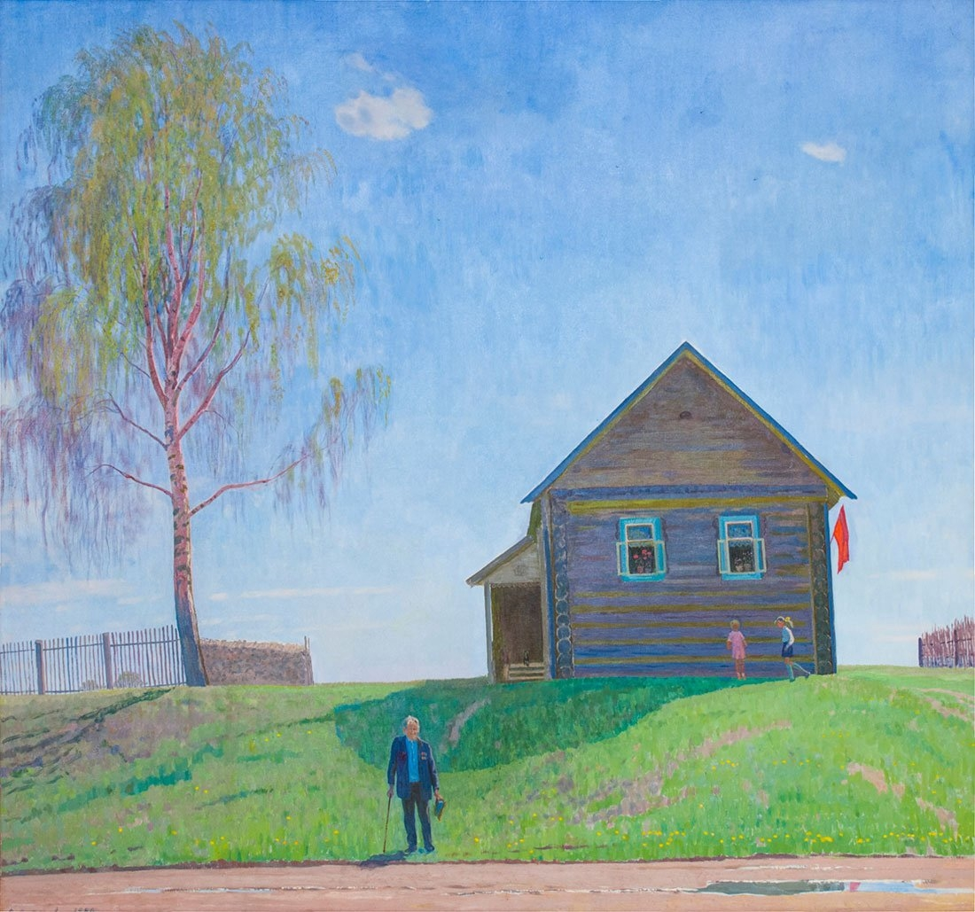 "День Победы", 1975 год. Холст, масло. Валентин Михайлович Сидоров