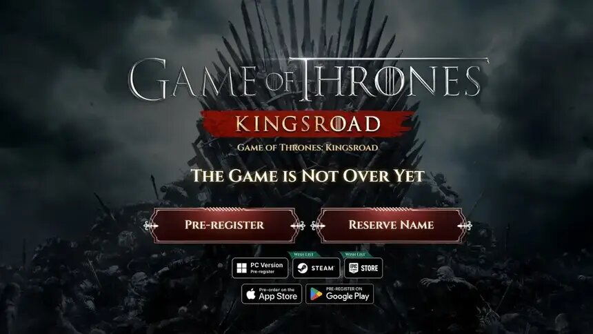 Теперь вы можете заранее забронировать никнейм для Game of Thrones Kingsroad