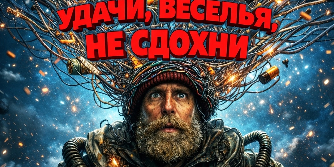 ИИ, апокалипсис и чёрный юмор: что нужно знать о фильме „Удачи, веселья, не сдохни!“