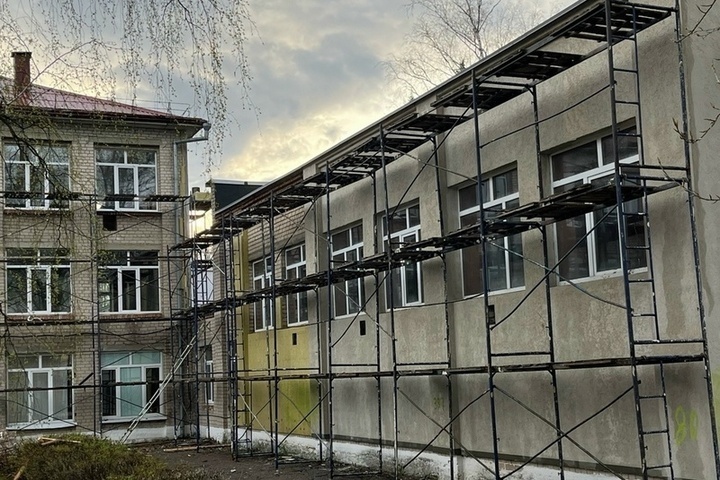 В селе Кижеватово Пензенской области капремонт школы выполнен на 14%