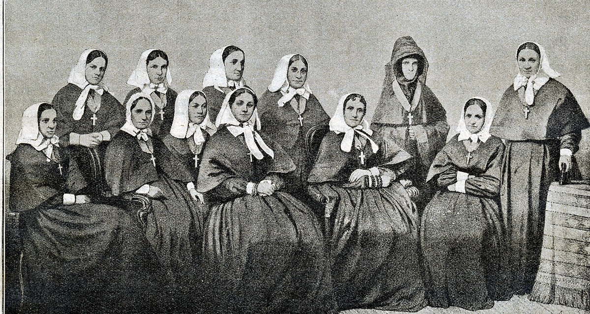 Сестры Крестовоздвиженской общины сестер милосердия, Севастополь (1855)