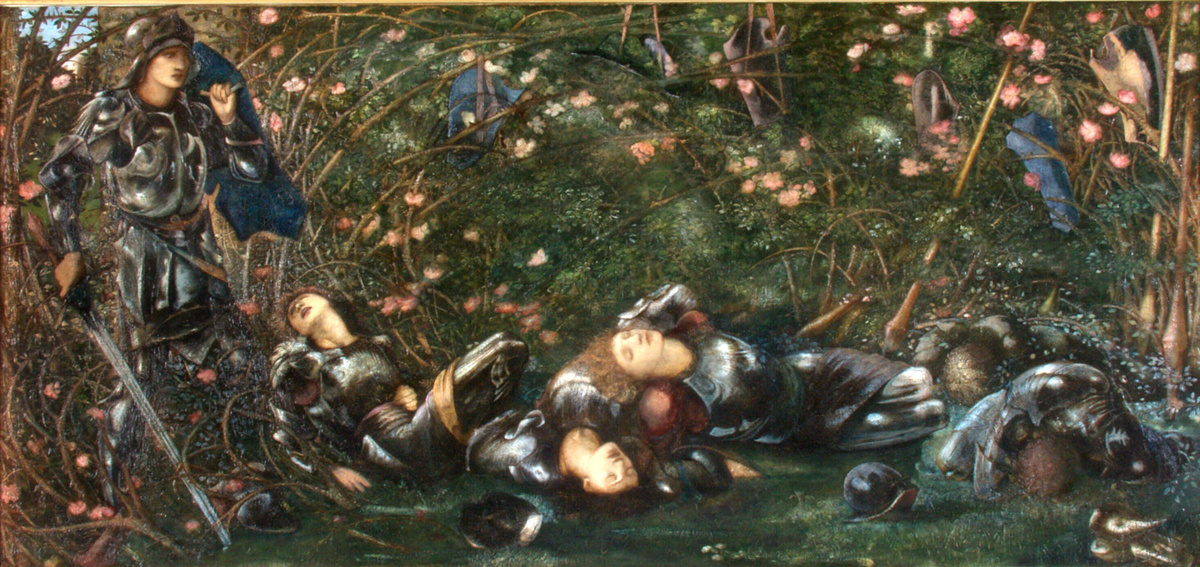 Эдвард Берн-Джонс, цикл "Шиповник", commons.wikimedia.org
