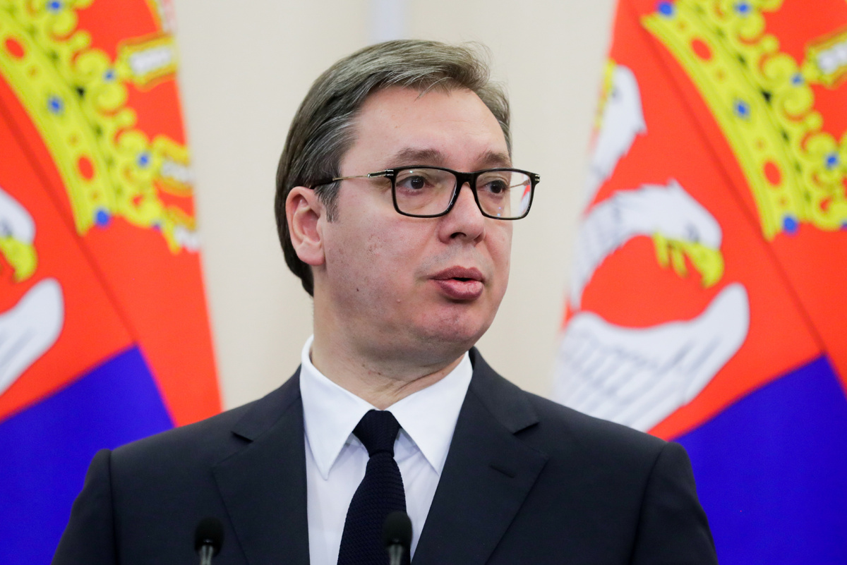    Президент Сербии Александар Вучич  Михаил Метцель/ТАСС