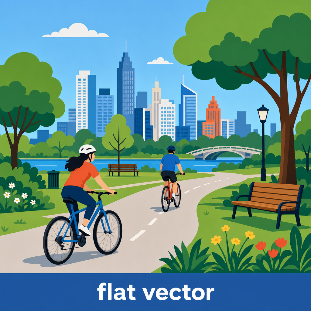 Flat vector