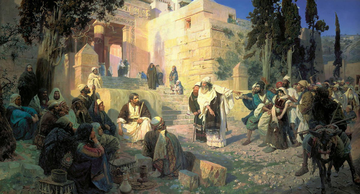 Василий Поленов, "Христос и грешница", 1888, Русский музей