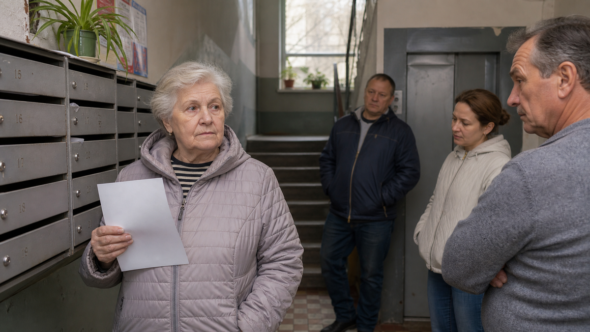 Пенсионерку назначили главной по подъезду без спроса. Она ответила одной запиской