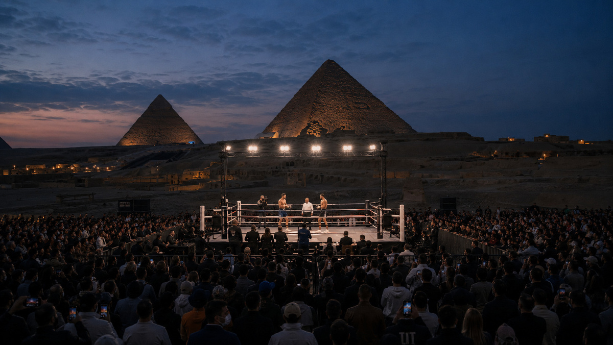Вечер бокса на Гиза Плато (Giza Plateau)