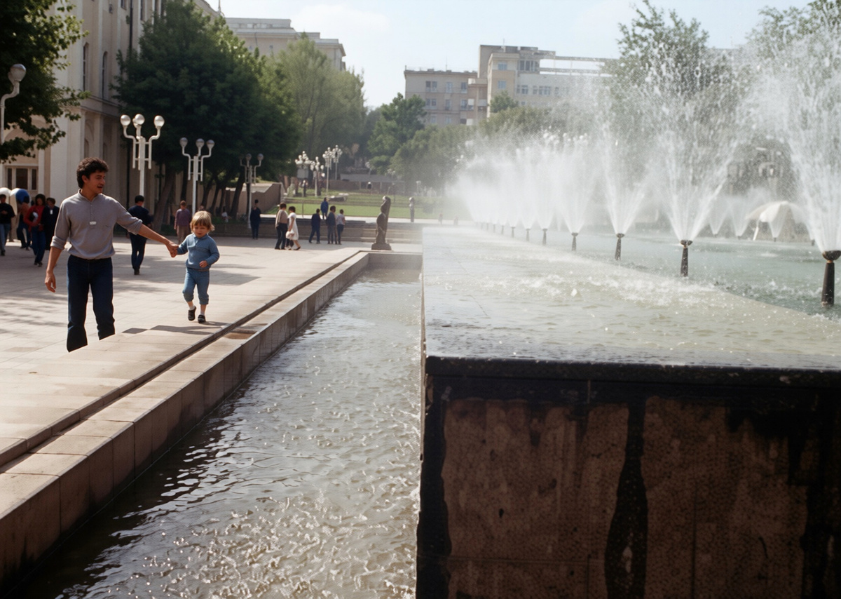 Площадь Фонтанов, 1986