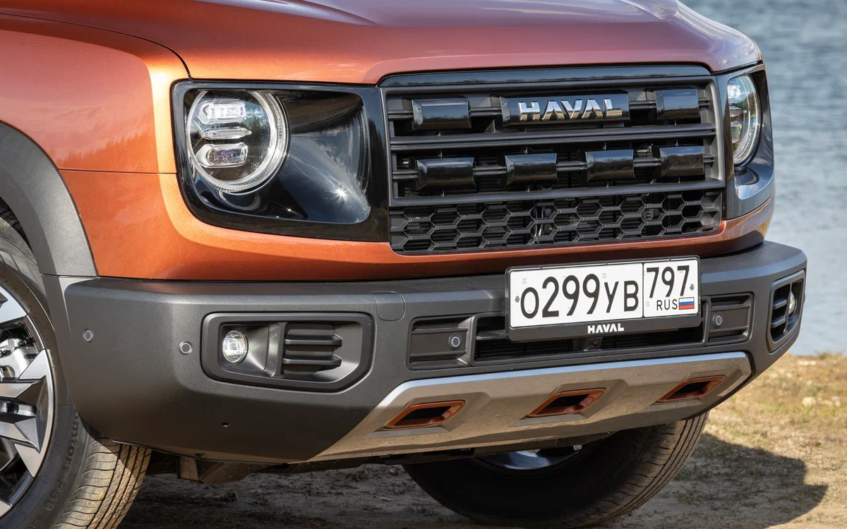 Передняя часть Haval Dargo с «затемнением»