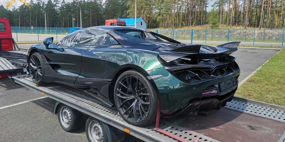 Конфискованный McLaren 2019 с пробегом 313 км уходит с торгов за 989 тысяч рублей