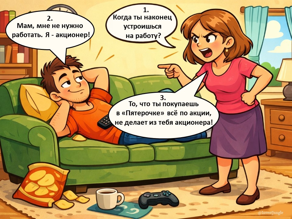 Юный акционер:)