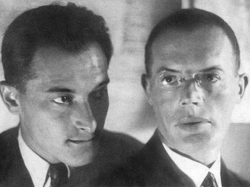 Писатели Илья Ильф и Евгений Петров. 1932. Изображение: Wikimedia Commons / Public Domain