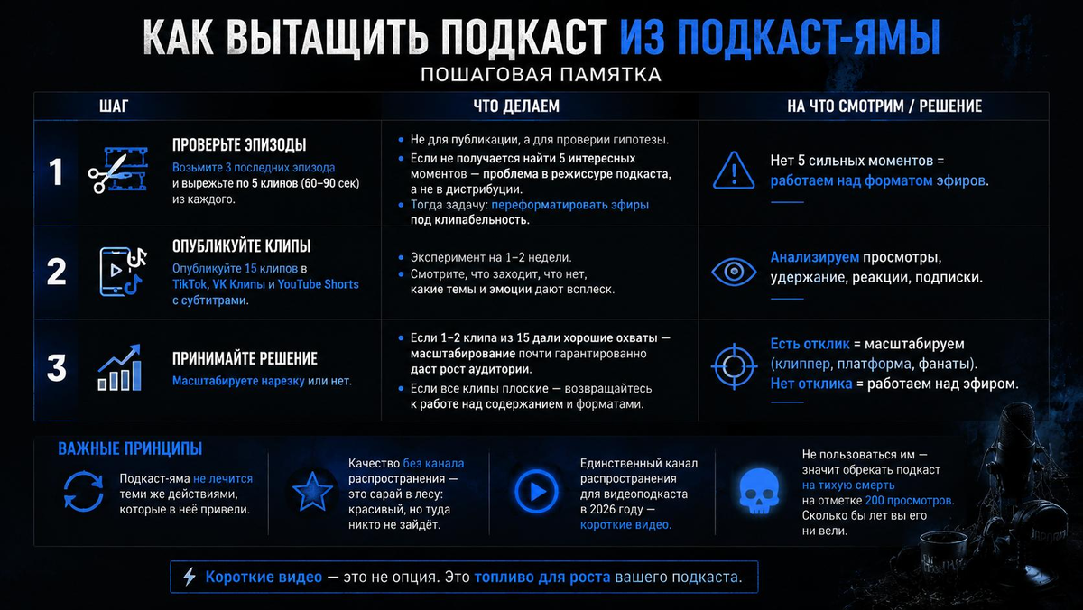 Памятка по продвижению своего подкаста