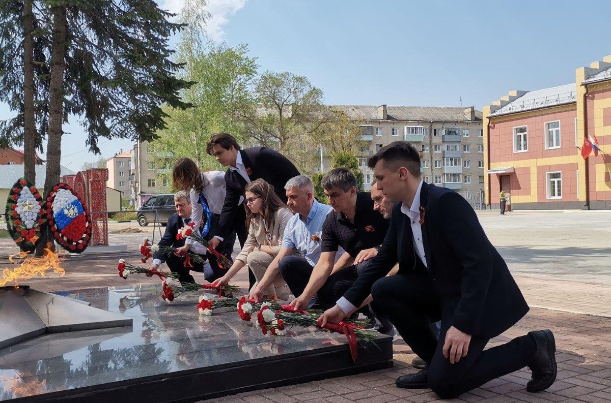 Возложение цветов  в Электрогорске