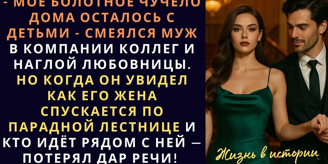 Муж постоянно высмеивал внешность жены-домохозяйки, но один случайный корпоратив навсегда лишил его дара речи