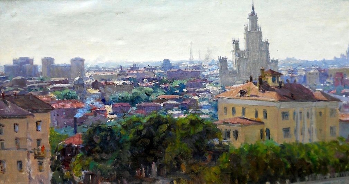 «Крыши Москвы. 1960-е». Николай Осенев