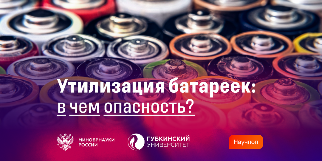 В чем заключается опасность утилизации батареек?