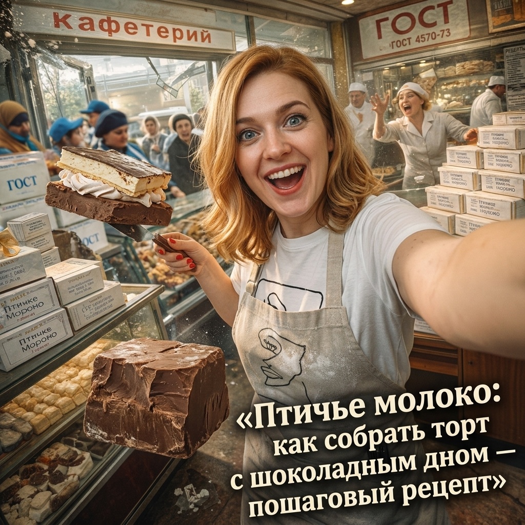    Как правильно собрать торт «Птичье молоко» с шоколадным слоем admin