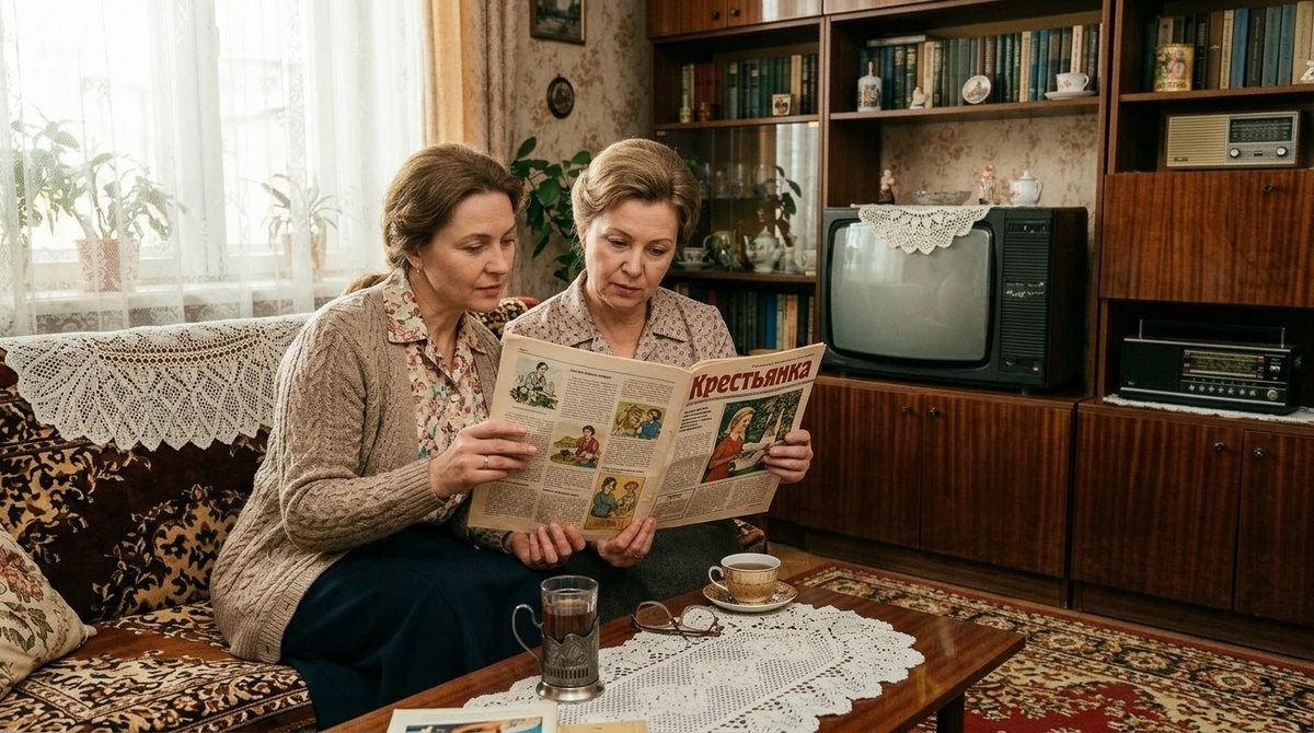 РАньше все читали любимые журналы