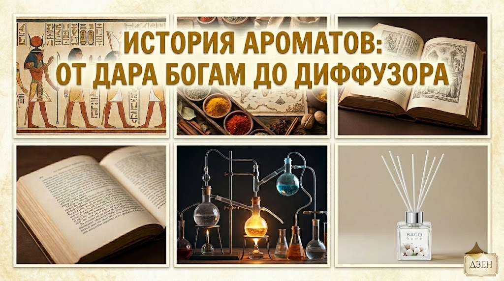 Тысячи лет эволюции ароматов - от храмовых благовоний до современного диффузора