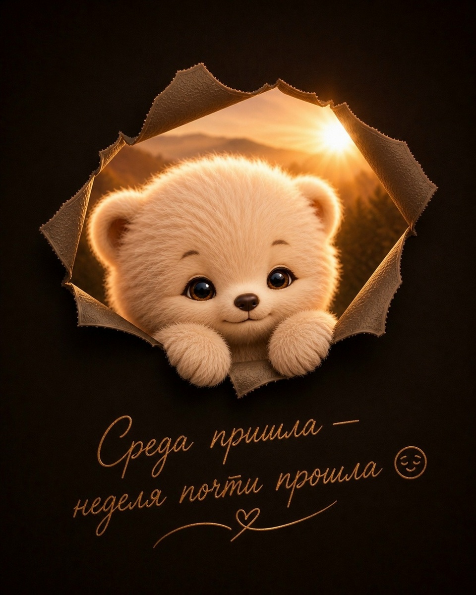 открытка с поджеланиями на день
