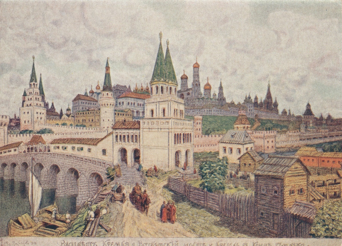 Да, красивый был город. Картина Ап.Васнецова