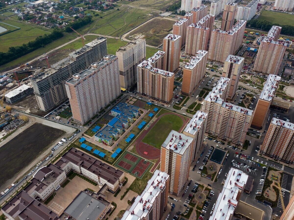    Строительство жилья | © РИА Новости / Виталий Тимкив
