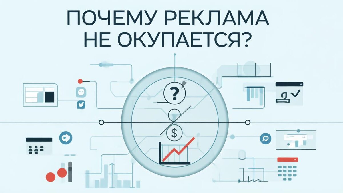 Почему реклама не окупается, главная причина нет сквозной аналитики