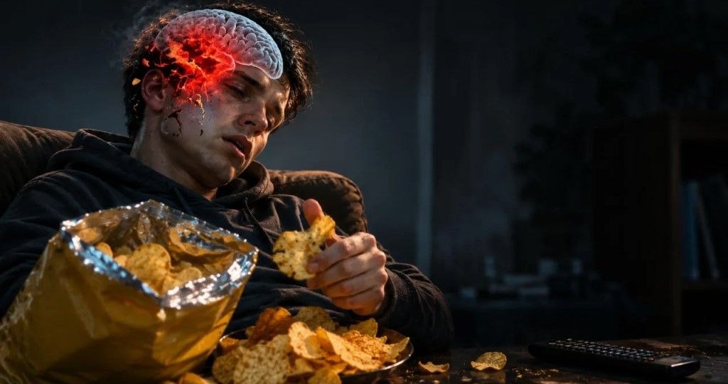 🧠 Учёные из Австралии выяснили: избыток ультрапереработанной еды действительно может быть связан с ухудшением работы мозга
