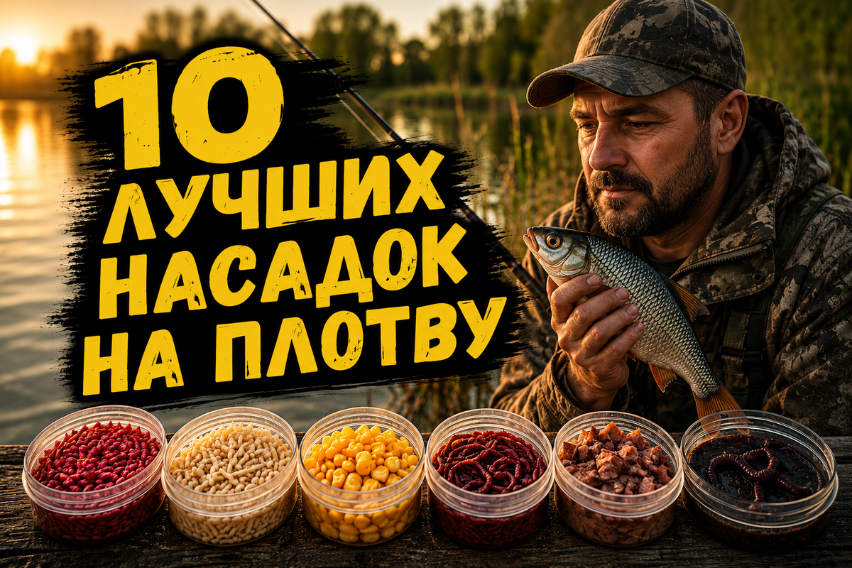 10 лучших насадок на плотву, которые работают всегда