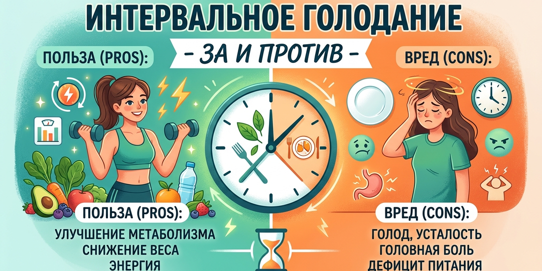 Интервальное голодание! За и против!