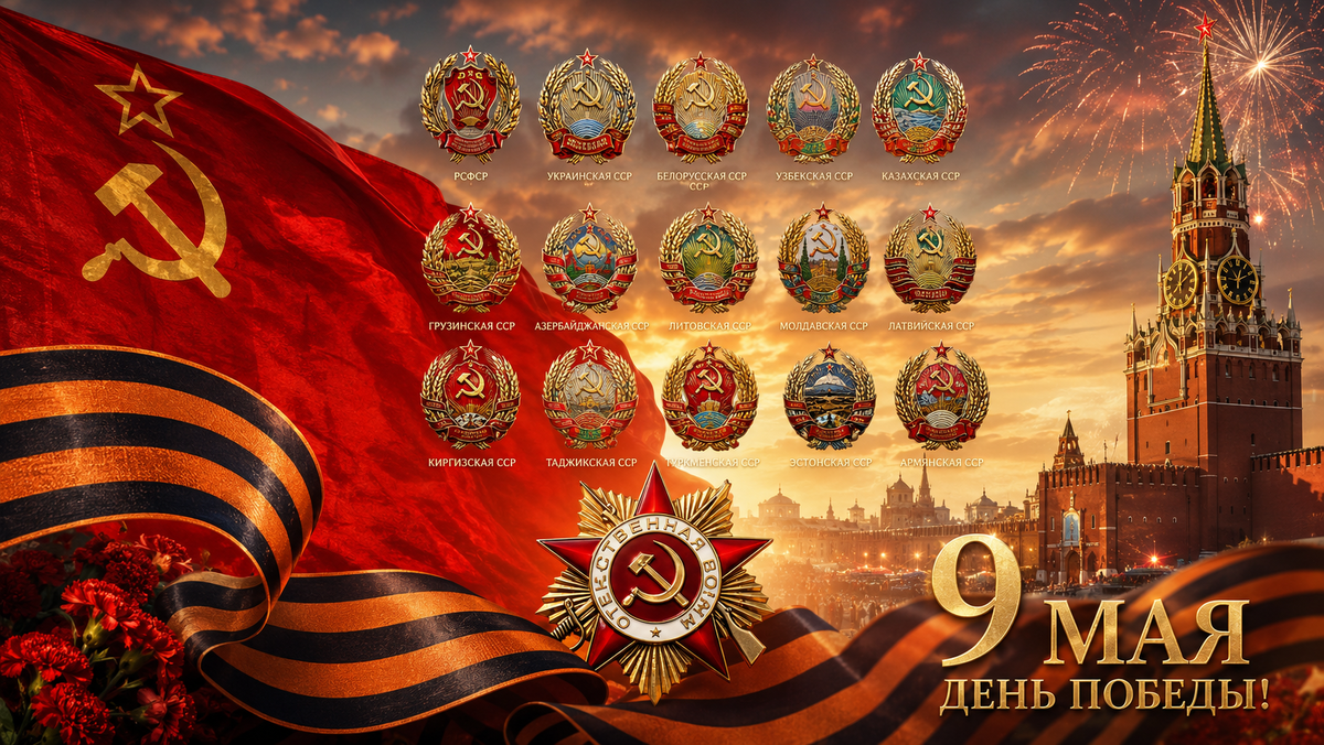 День Победы · 9 мая · Праздничное меню.