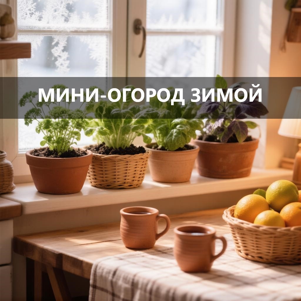 Свежая зелень круглый год.