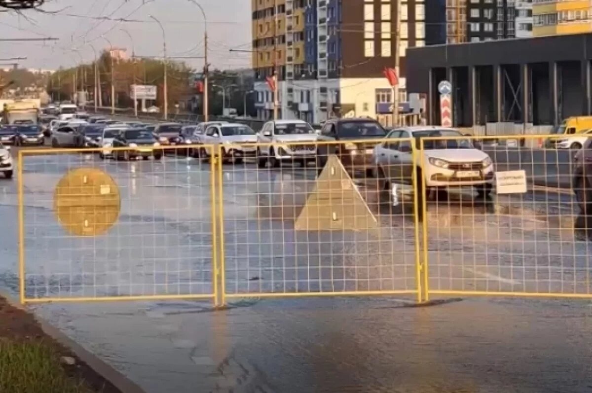    В Пензе 8 мая из-за аварии на проспекте Победы изменили схему движения