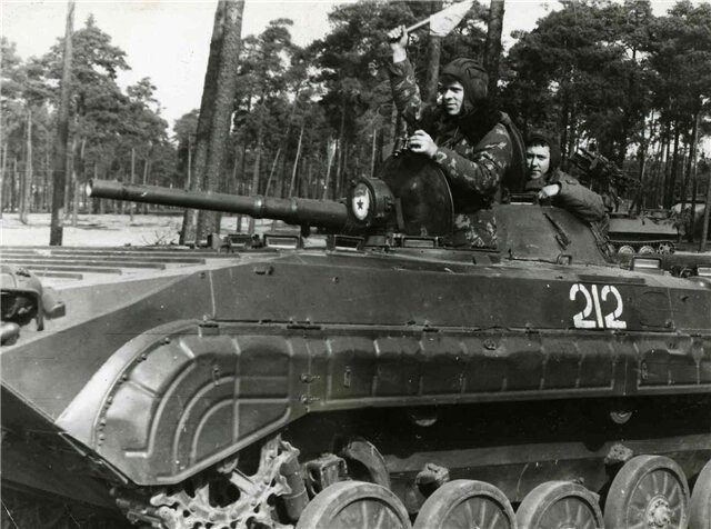 гв 67МСП (ГСВГ, Гримма) на учениях... Рулит процессом ком-р 9МСР ст. лейтенант Чубарев М.