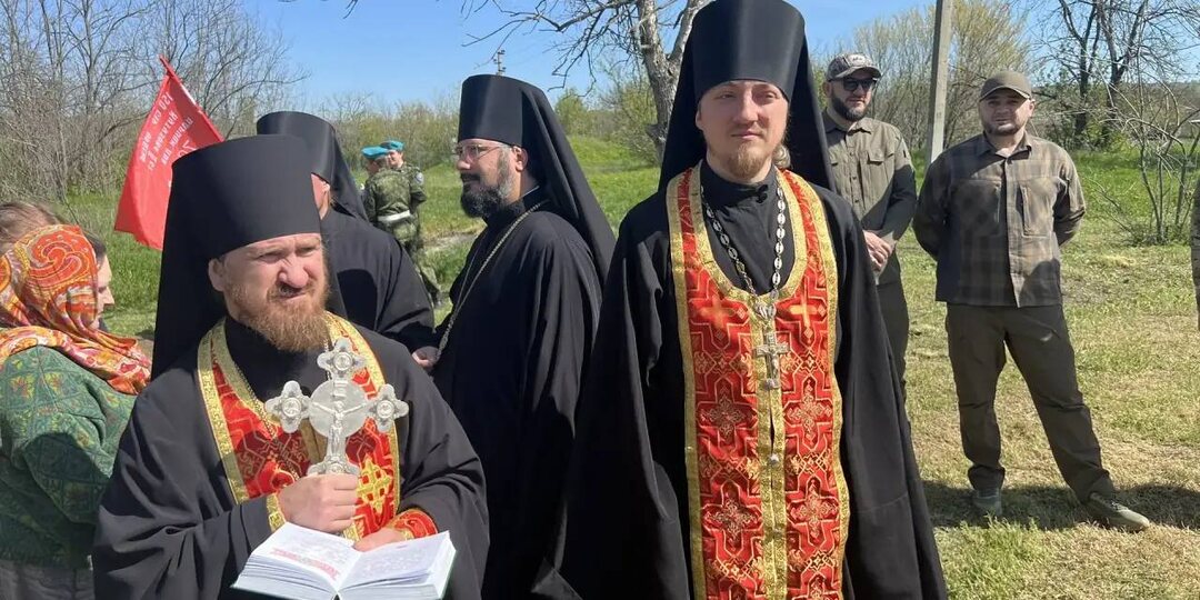 В преддверии празднования Победы в Великой Отечественной войне игумен Вознесенского мужского монастыря архимандрит Иоанн (Сухина) принял