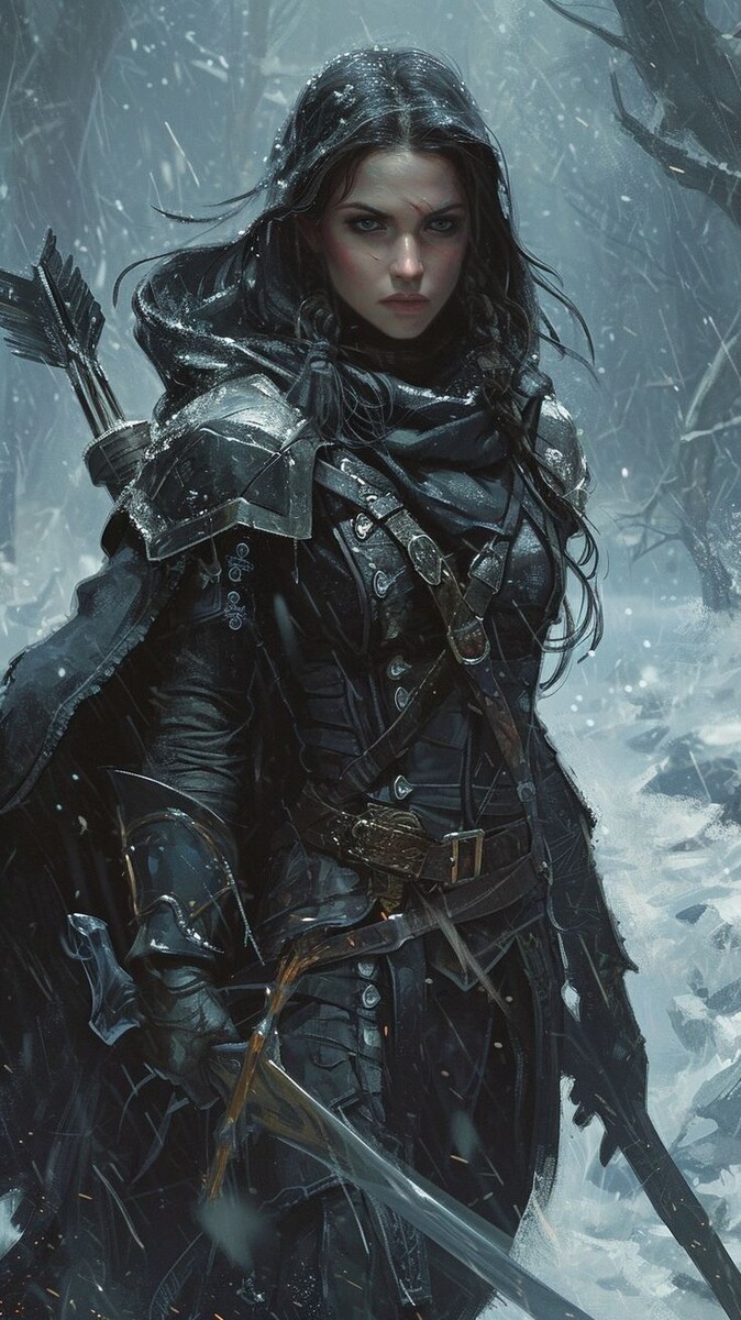 Картина из открытых источников. Fantasy Clothing Feminine Warrior  ie.pinterest.com